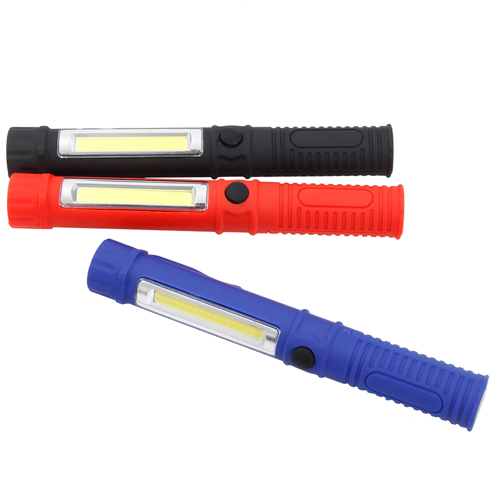 

Portable COB LED Mini Pen Light Work Inspection Flashlight Torch Mini Light Working Inspection Light Maintenance Torch Lamp AAA