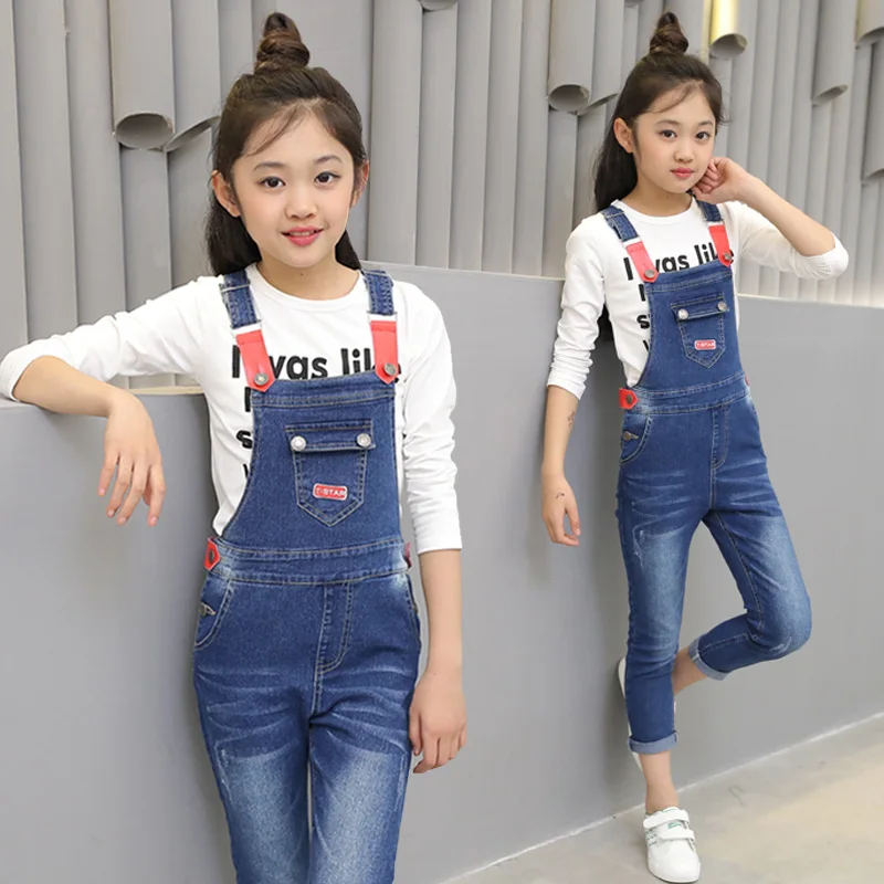 

2019 1pcs Brand New Fashion Kids Girl Children Clothing Spring Summer Autumn Cute Long Overalls Rompers Sets Casual Pant XYT46