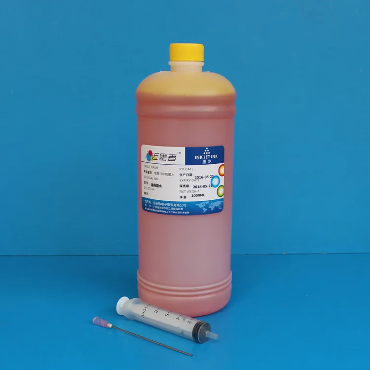 1000ML Specialized Yellow DYE Refill Ink kit for Brother Inkjet Printer all models CISS