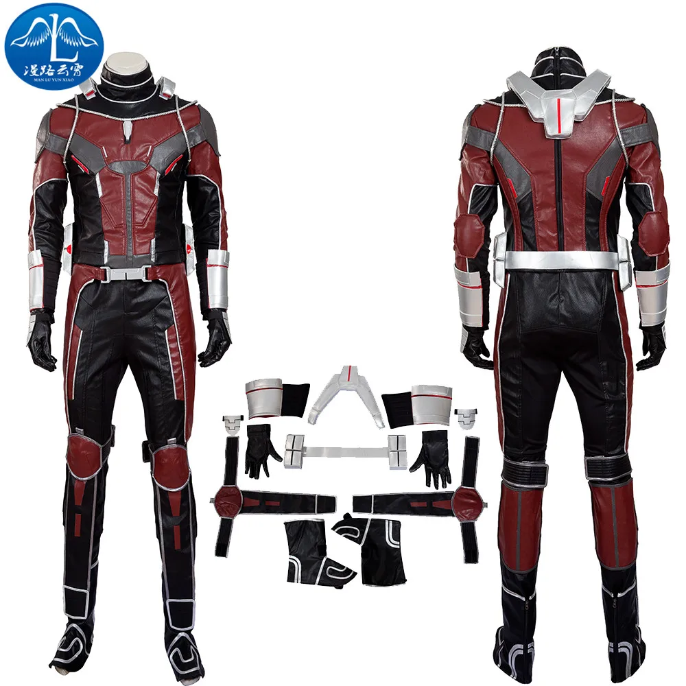 

ManLuYunXiao Captain America Civil War Cosplay Costume Ant Man Cosplay Costume Men's Jumpsuit Custom Made Free Shipping
