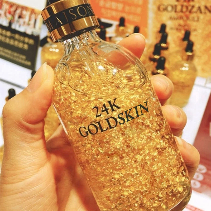 Праймер для макияжа 24K Gold Elixir Essence Oil control увлажняющий крем для лица отбеливающая база Make Up Primer минимайзер пор Сыворотка для кожи