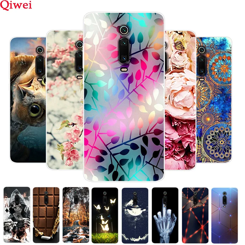 

For Xiaomi Mi9 T Case Lion Flower Clear Bumper Soft Silicone Phone Case Funda For Xiaomi Mi 9 Mi 9SE 9T Pro 9 T Coque Mi9T Cover