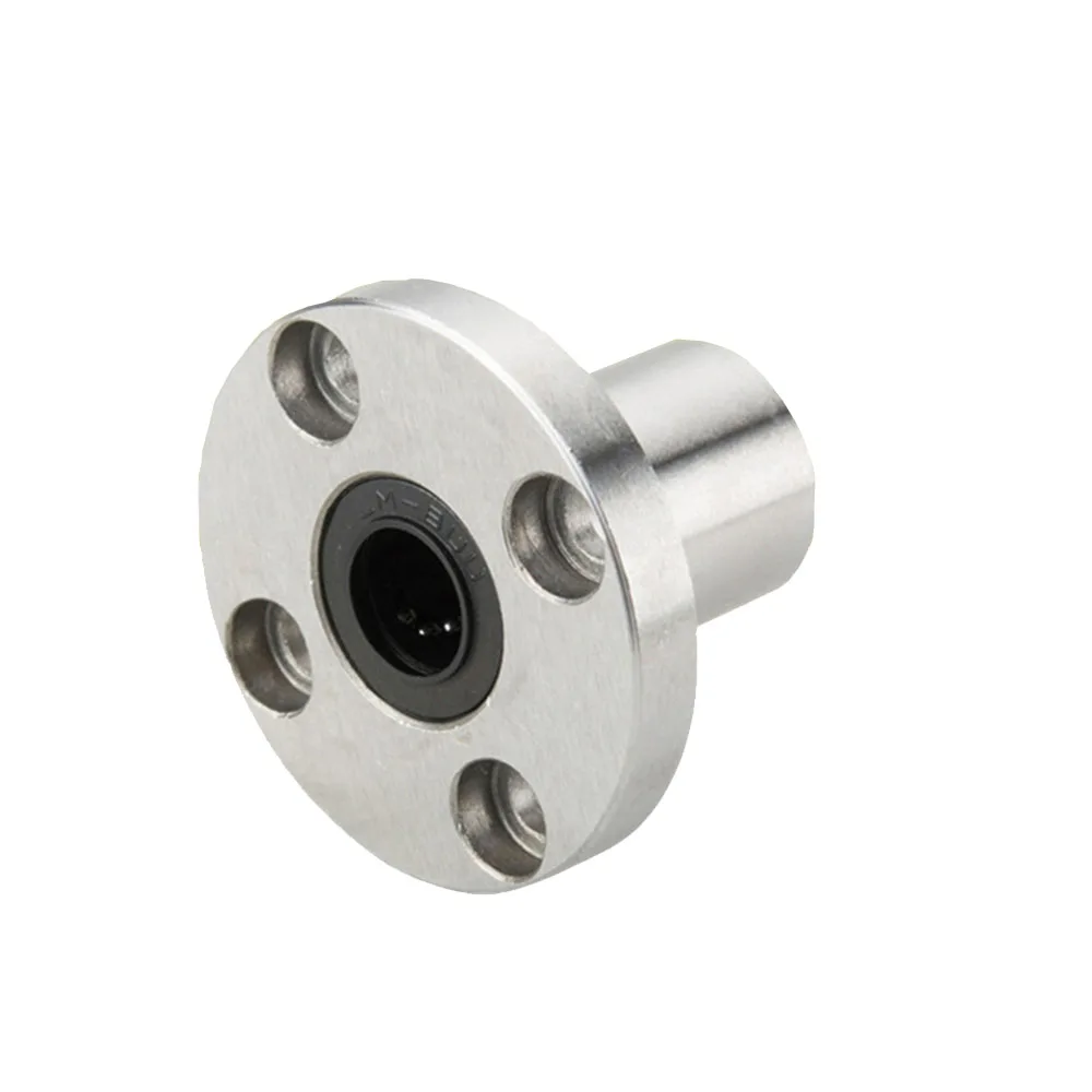 1PCS 6mm/8mm/10mm/12mm/13mm/16mm LMF6UU/LMF8UU/LMF10UU/LMF12UU/LMF13UU/LMF16UU Round Flange Coupling Linear Motion Bearing Rod