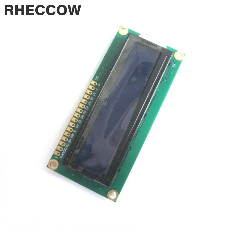 

RHECCOW 5v 122*44 Big Character LCD Module Display LCM 1602 162 16X2 blue blacklight white character