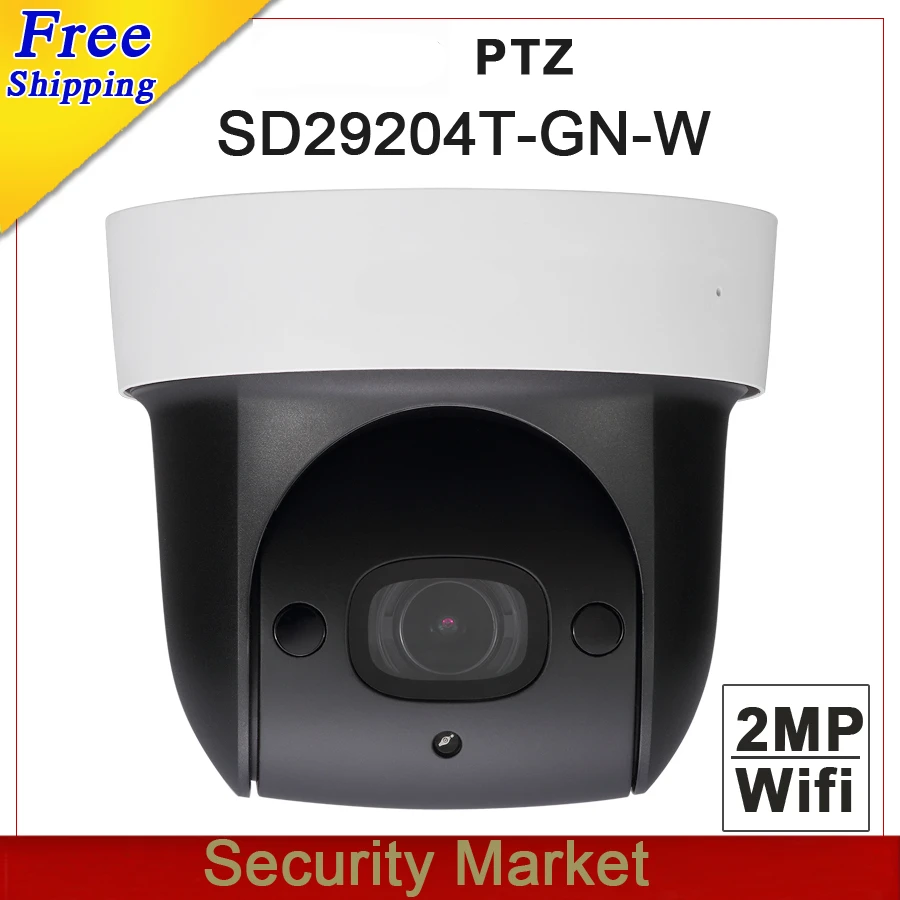 dahua английская SD29204T-GN-W Замена DH-SD29204S-GN-W Wifi IP 2MP микрофон PTZ купольная камера беспроводная прошивка обновление