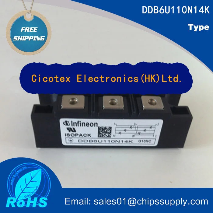 

DDB6U110N14K Diode Module with Chopper-IGBT