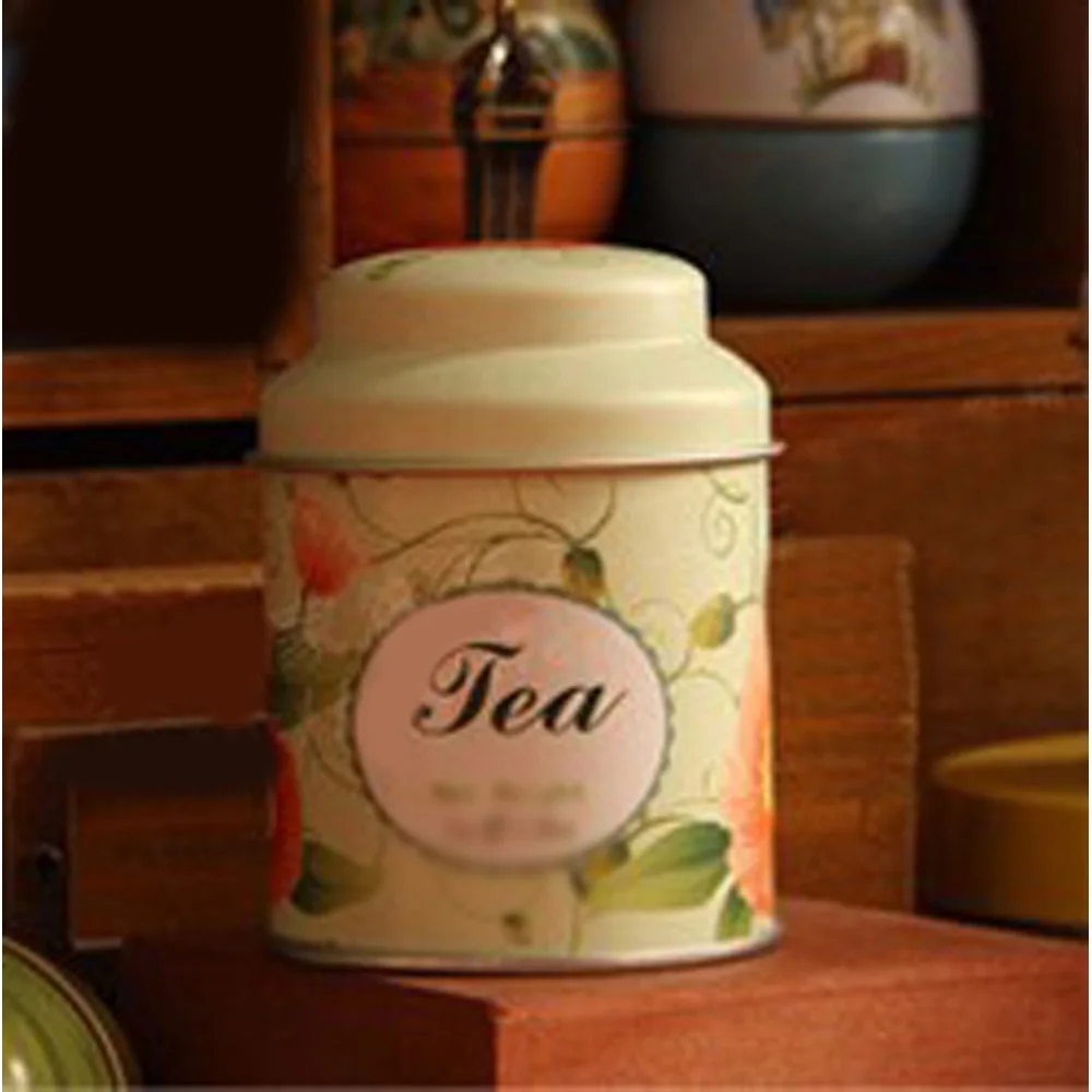 Мини креативный герметичный ароматизированный чай лист конфеты коробка для хранения печенья контейнер - Цвет: 2