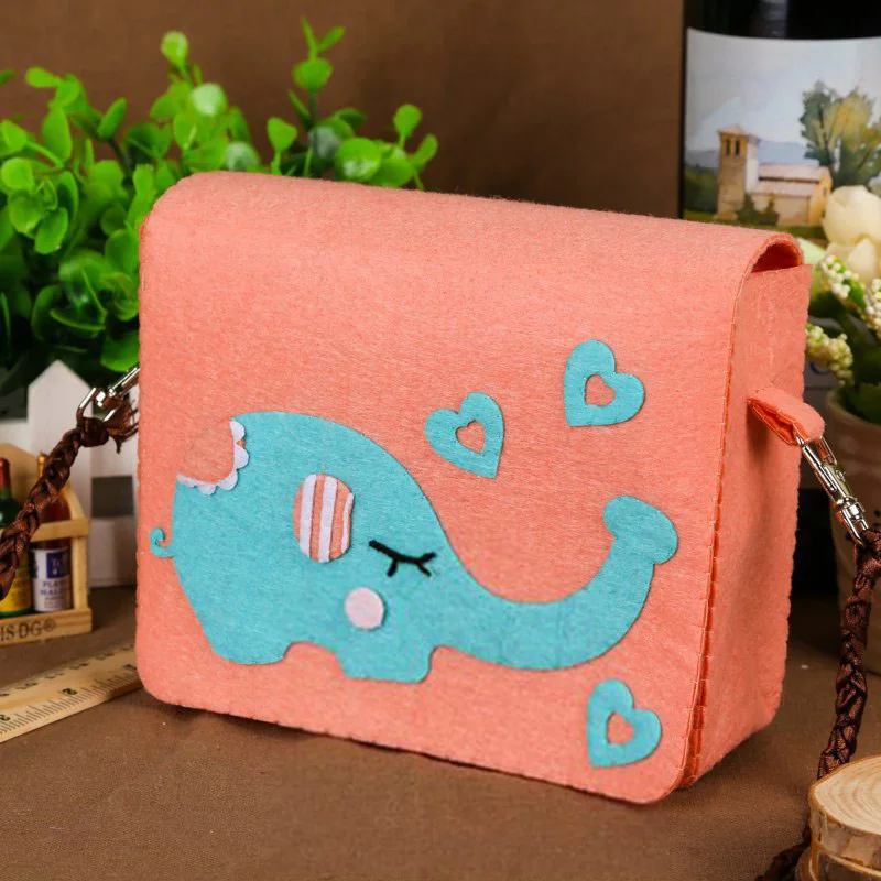Cartoon Felt Satchel Sewing Art Non-woven DIY Material Package Creative Needle Craft For Women & Girls | Дом и сад