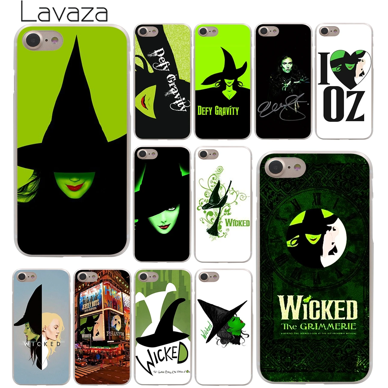 

Lavaza Broadway Musical Wicked Lyrics Hard Phone Case for iPhone XR X XS 11 Pro Max 10 7 8 6 6S 5 5S SE 4 4S Cover