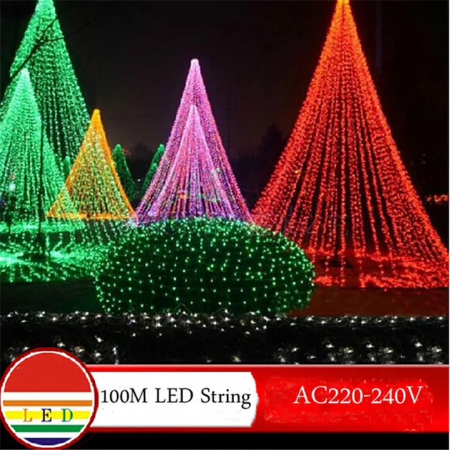 100m white led string light 600leds wedding partying xmas christmas tree decoration lights lighting outdoor waterproof - Decoration Lights 100m white led string light 600leds wedding partying xmas christmas tree decoration lights lighting outdoor waterproof - Decoration Lights