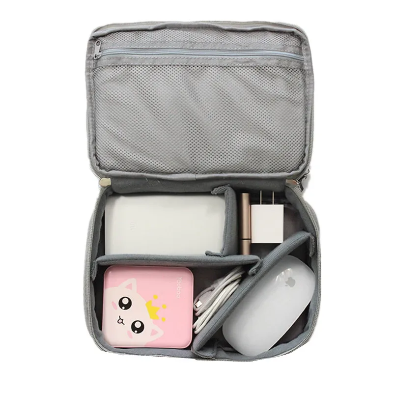Travel Accessories Digital Bag Shockproof Multifunction USB Data Cable Earphone Wire pen Power bank HDD Sorting Organizer Cases