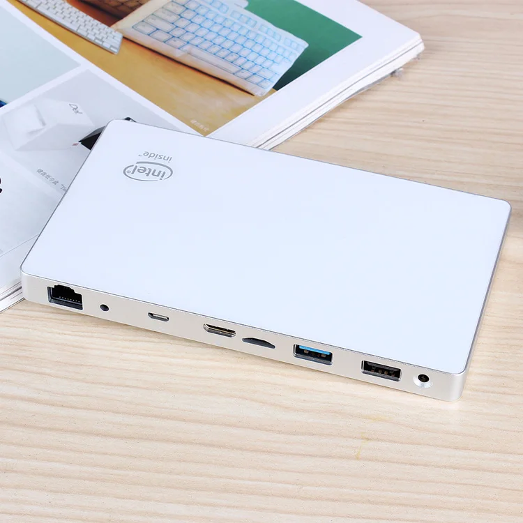 2016 new WIN10 Mini PC Mini PC small mainframe business portable WIFI 64G Z3775