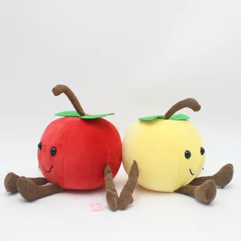 

Fruits Simulated Cherry Face Plush Doll Plush Stuffed Watermelon Soft Toys For Children Baby Educational Soft Plush Doll Toy
