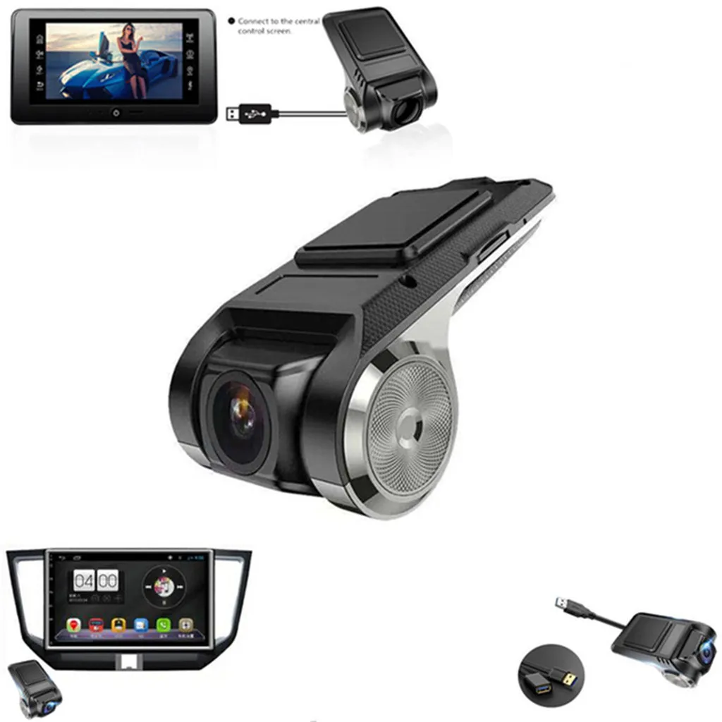 USB Автомобильный регистратор DVR камера HD 1080 P ночная версия 170 широкоугольная камера для записывающее устройство для автомобиля dashcam двойная Автомобильная задняя камера