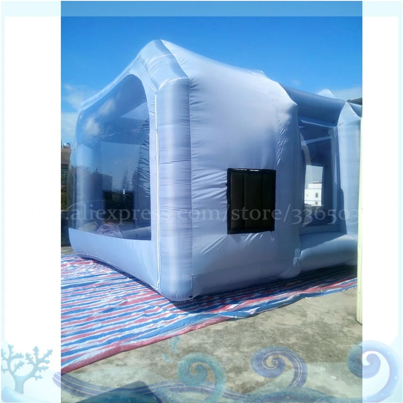 Авто переносной спрей Booth Автомобильная рабочая станция 9*5*3 м надувная б/у дешевая покрасочная камера цена