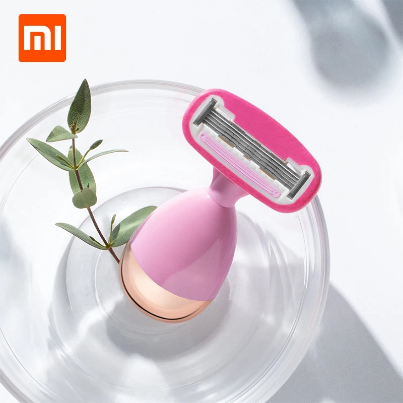 

Xiaomi Zhibai Lady Razor Small and pink Portable Removable Washable 5-Layer Cutter Head For Sensitive Skin For Women Only 18g