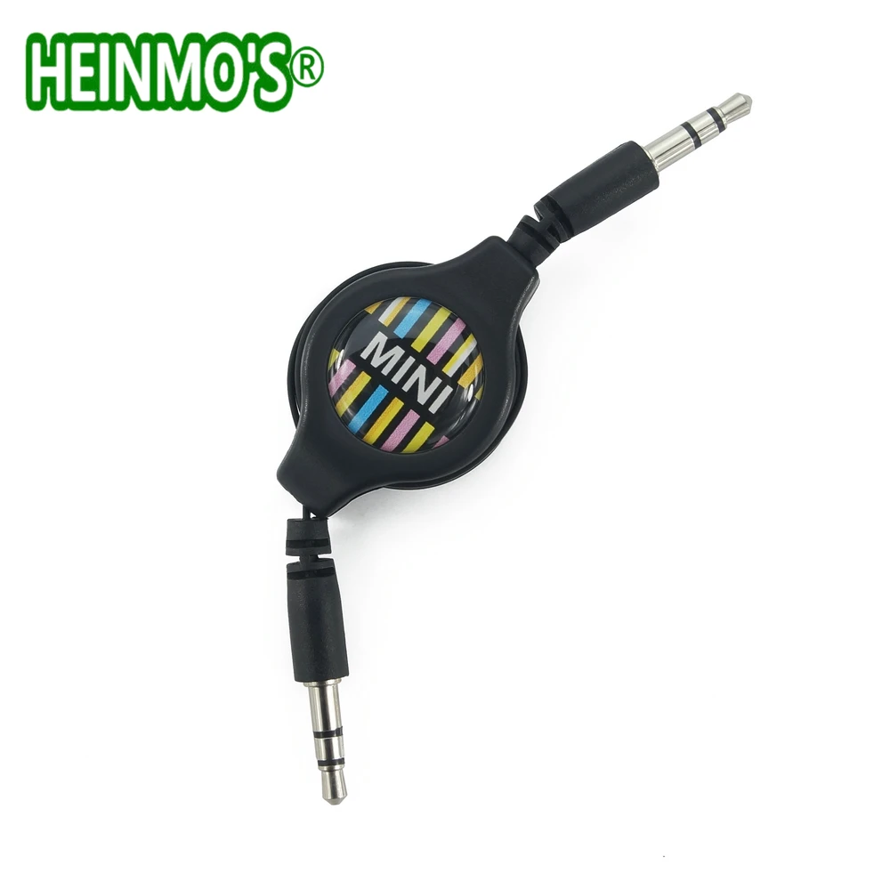 3.5mm 80cm Car AUX Audio Cable Wire Line For MINI Cooper One S JCW Countryman Clubman R55 R56 R57 R58 R59 R60 R61 F55 F56 F60 (9)