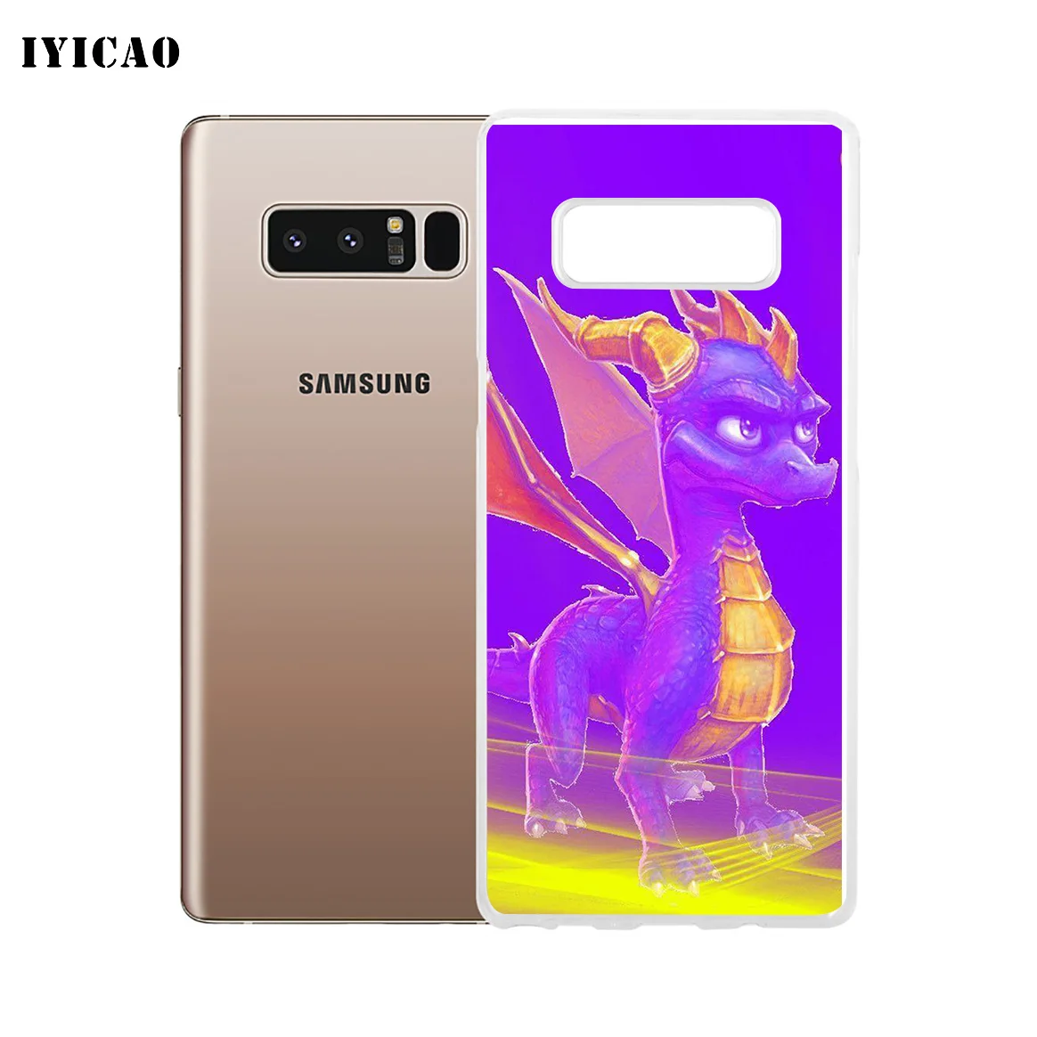 Мягкий силиконовый чехол IYICAO Spyro The Dragon для Samsung A5 A6 Plus A7 A8 A9 J3 J5 J7 Note 8 9 из