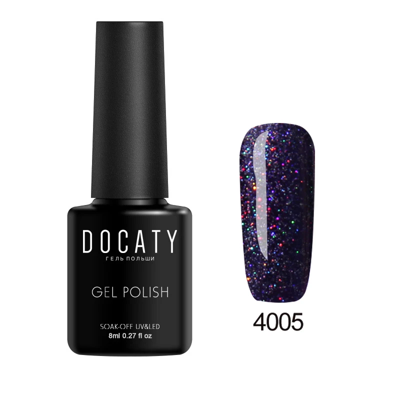 4005 Docaty 8 мл неоновый гель для ногтей замачиваемый Радужный УФ гель для ногтей Полупостоянный УФ-лак Гибридный Маникюр УФ-лак для ногтей - Цвет: 4005