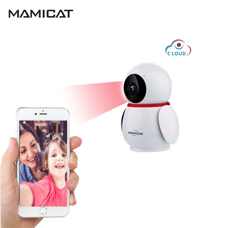 

1080P Wifi IP Camera Wireless AI Auto Tracking Of Human Two Way Audio PTZ Rotation Cloud Cameras Home Security Baby Monitor