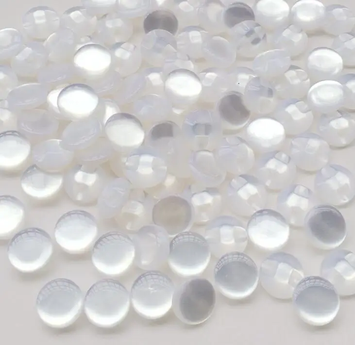

100PCS white pearl RESIN buttons round brand button 10mm/11mm/12mm/15mm/18mm coat boots sewing clothes accessory
