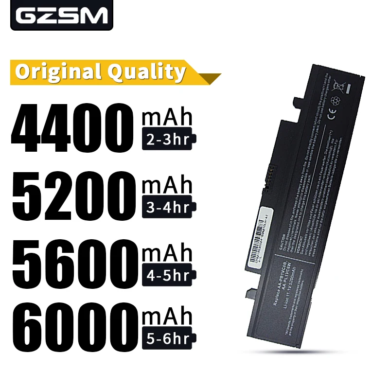 HSW 5200 мАч батарея для SAMSUNG X318 X320 X418 X420 X520 Q328 Q330 N210 N218 N220 NB30 Plus AA-PB1VC6B AA-PL1VC6B bateria akku |