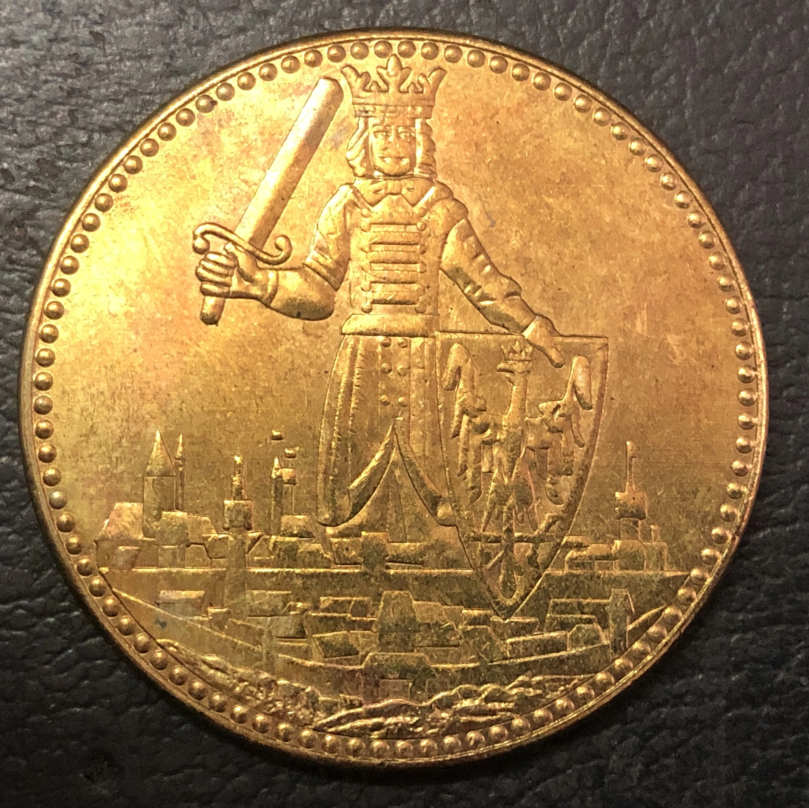 1927 бронза медали на создание г. 1000th юбилей копия медаль 45 мм