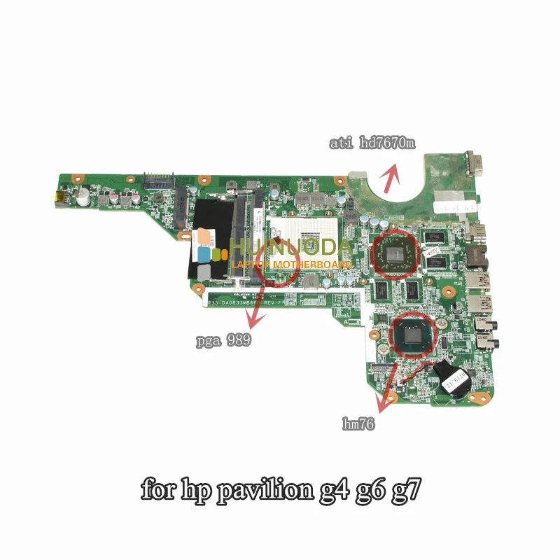 Original 680569 001 DA0R33MB6F0 For Hp Pavilion G4 G4 2000 G6 G6 2000 G7 G7 2000