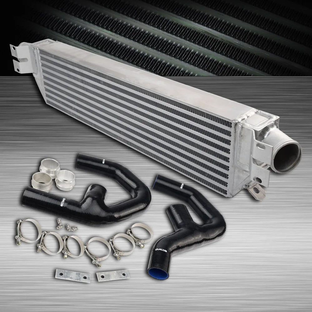 Twin Intercooler Kit For VW GOLF MK5 MK6 GTI FSI JETTA 2.0T A3 TURBO