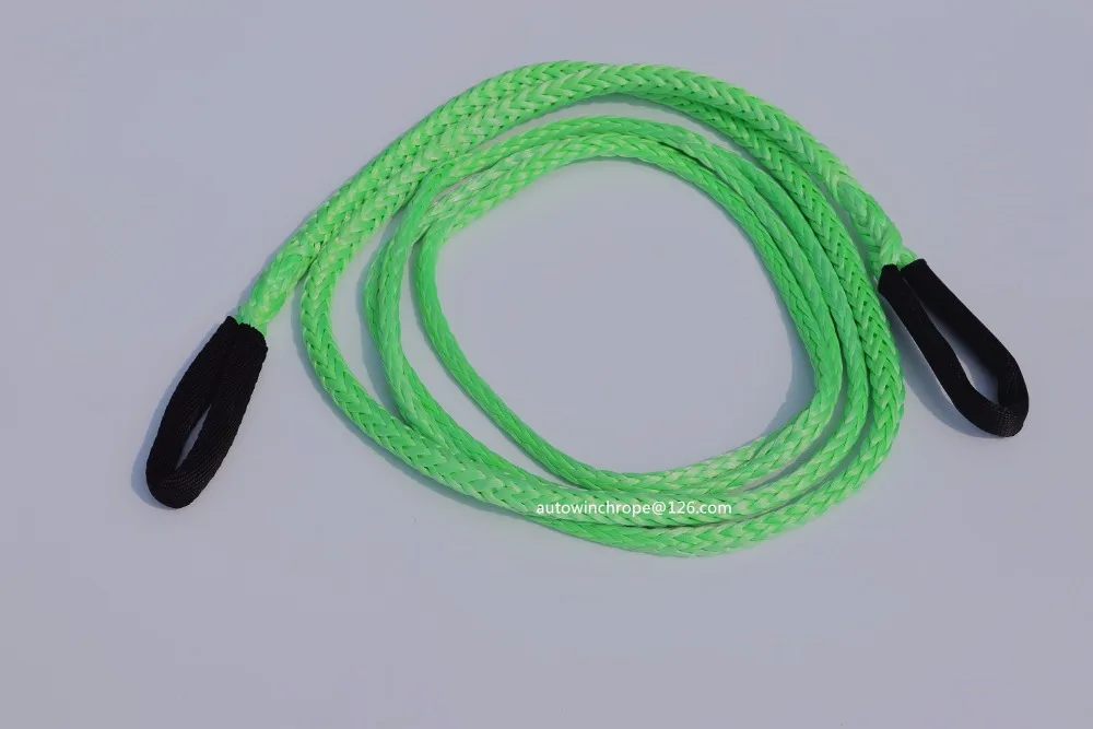 

Green 1/4"*10ft ATV Winch Line, Synthetic Winch Cable,Winch Rope Extension,ATV Plow Lift Rope