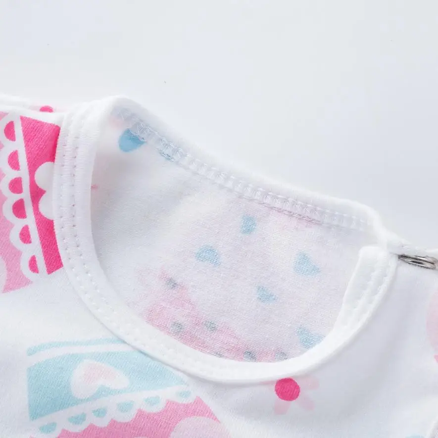 Arloneet Newborn Infant Baby Boy Girls Cartoon Bowknot Rompers Outfits Clothes l0720