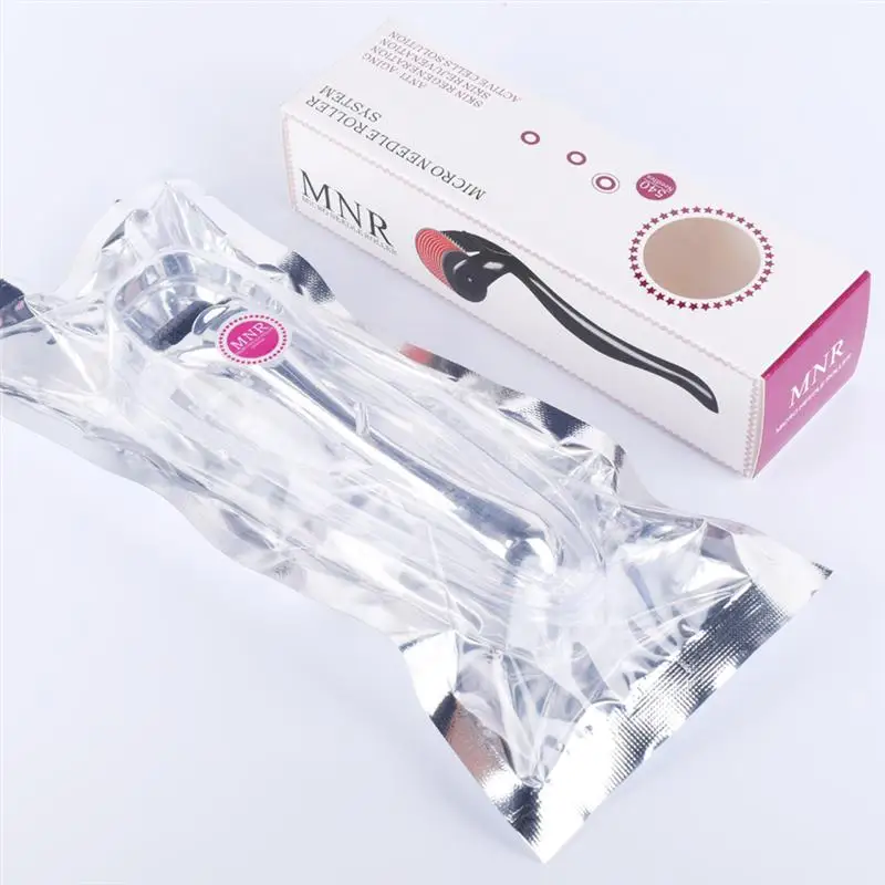 540 Иглы Микро-игольчатый ролик лечебная терапия инструмент для ухода за кожей 0,2 мм/0,25 мм/0,3 мм длина иглы инструмент для ухода