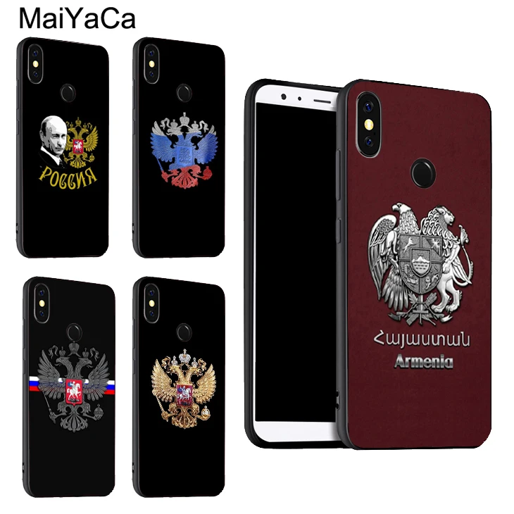 

MaiYaCa Armenian Coat of Arms Russia TPU Case for Xiaomi Redmi Note 7 5 Pro 5A 4X 6 6A S2 Mi 9 8 6X A2 Mix2S Max2 K20 Cover