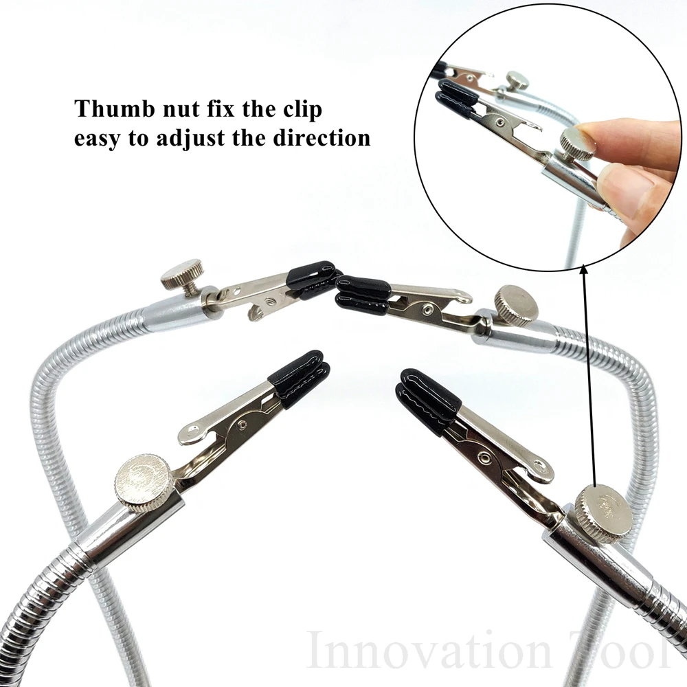 4 arm soldering hand