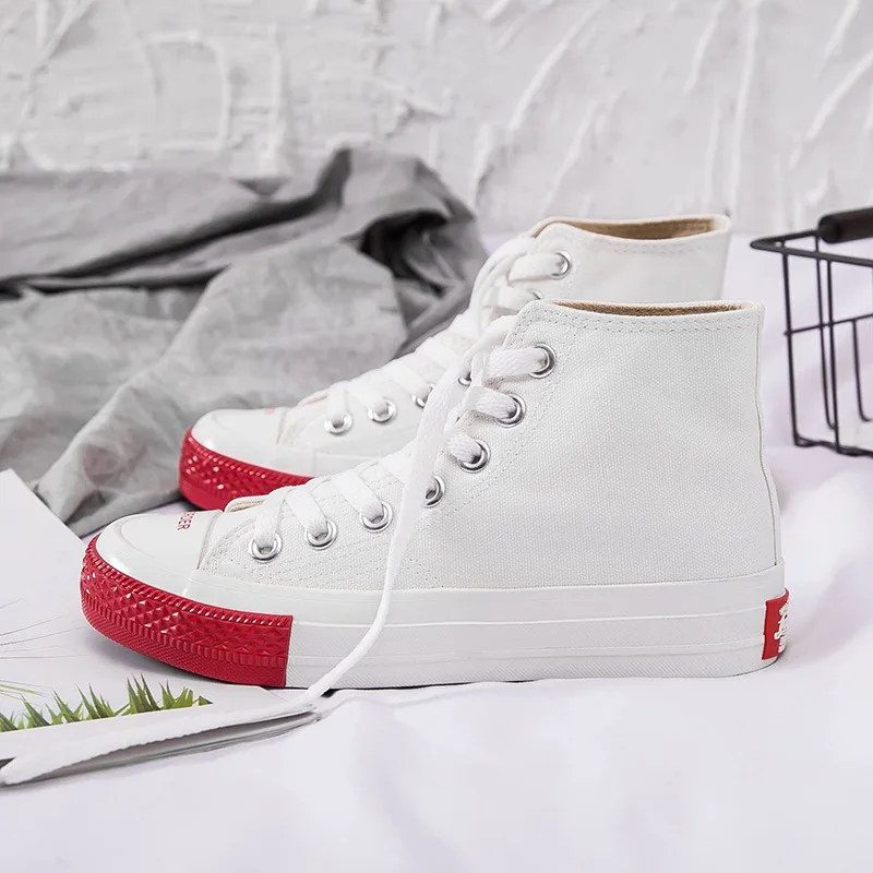 

ins mixed colors spring Canvas shoes for women sneaker wild student Harajuku Sneakers women shoes flats girls walking shoes