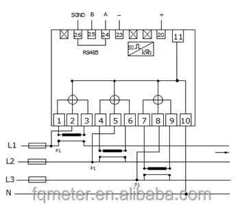 3 Phase Kwh Meter Wiring Diagram - Wiring Diagram Schemas