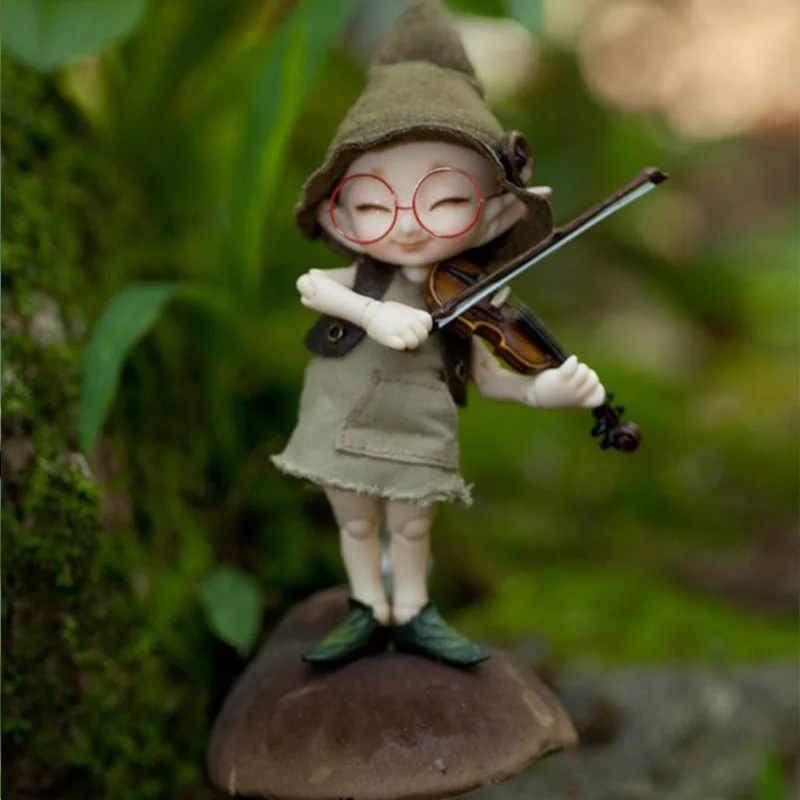 Бесплатная доставка Сказочная кукла Realpuki Tyni BJD 1/13 розовая улыбка эльфы игрушки в