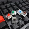 Gateron mx switch 3 pin adn 5 pin transparent case mx green brown blue switches for mechanical keyboard cherry mx compatible ► Photo 2/6
