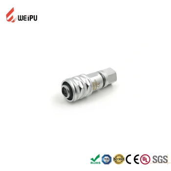 

Weipu SF6 Connector 2 pin Female Plug, SF610/S2 Waterproof IP44 for New BMPCC 4K Blackmagic Pocket Cinema Camera Power Plug