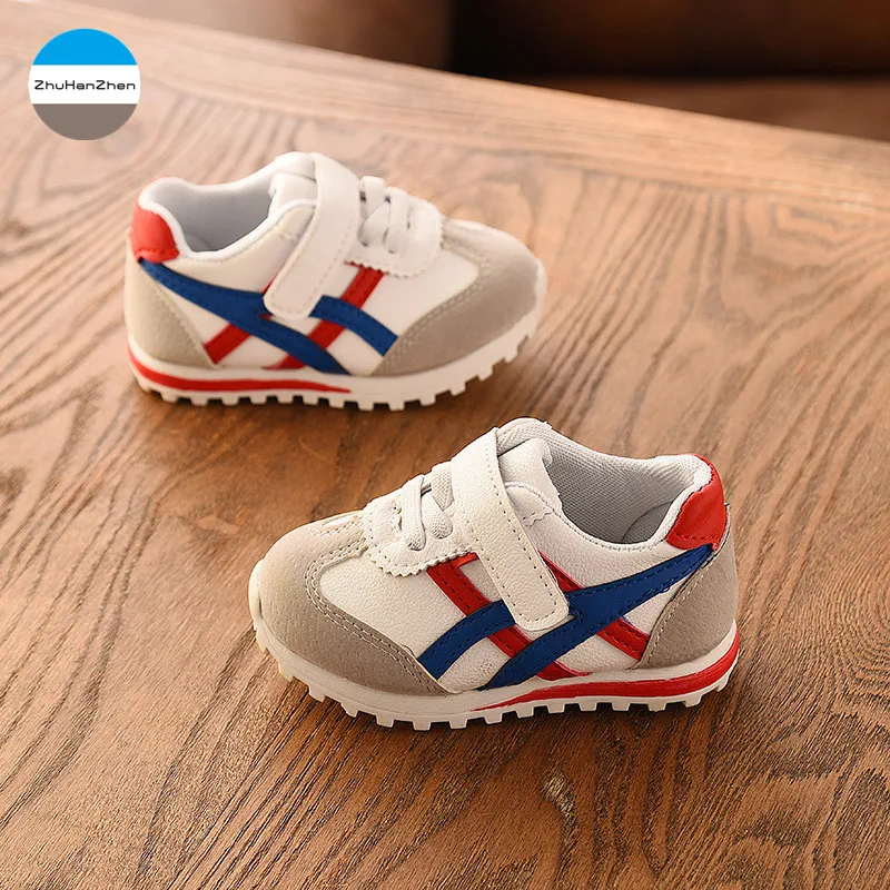 

2019 0 to 3 years old boys and girls sports shoes fashion baby casual shoes newborn soft first walk sneakers non-slip toddler
