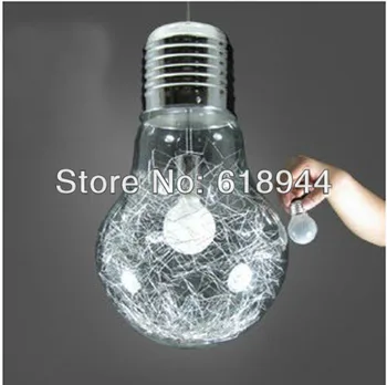 

Art deco big bulb pendant light restaurant lamp modern brief style corridor lights lamps-Diameter 15cm with E27 socket led lamp