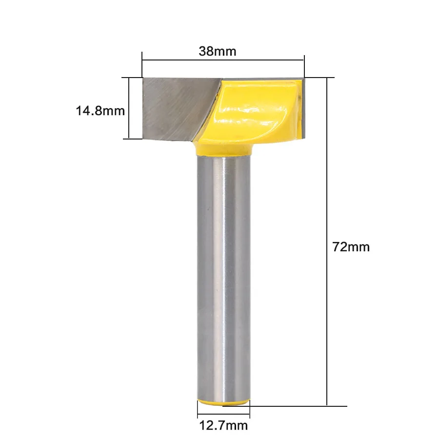 1 pieza 1/2 "vástago 1-1/2" diámetro de la parte inferior de limpieza del enrutador Bits de limpieza de la carpintería