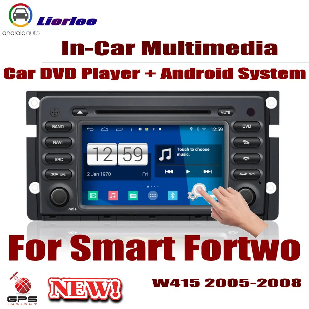 

Car Radio DVD Player GPS Navigation For Smart Fortwo W451 2007~2013 Android HD Displayer System Video Stereo In Dash Head Unit