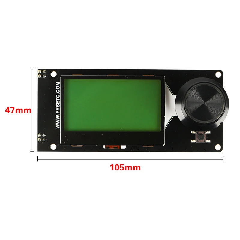 ЖК экран MKS MINI12864 мини 12864 смарт дисплей белый на черном цвете поддержка марлина с