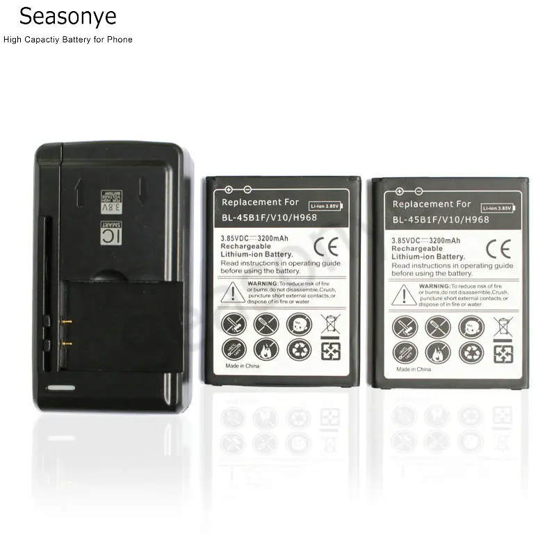 Seasonye 2x 3200mAh BL 45B1F Replacement Battery