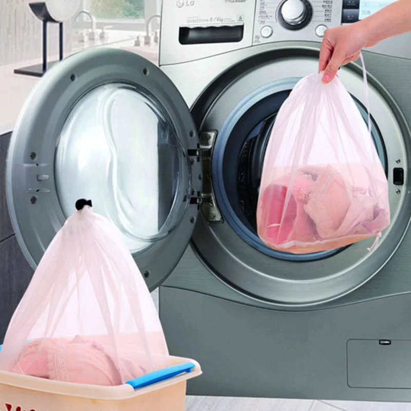 Foldable Laundry Bag Washing Machine Protection Net For Lingerie Bra Socks Underwear Clothes Wash Bag Pouch Home Basket Mesh Net 3
