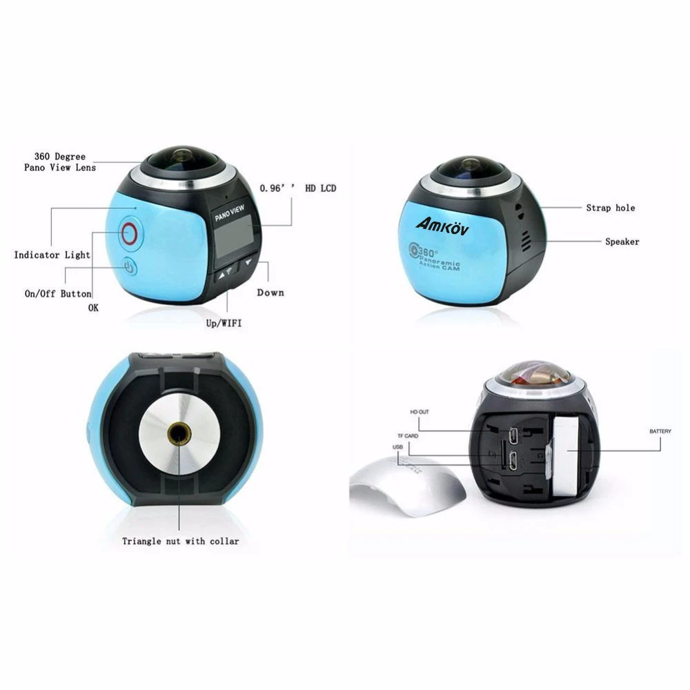 Cheap Câmera de vídeo 360°