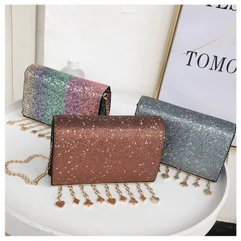 

by dhl or ems 50pcs Women Evening Bag Paillette Pendant Party Handbag Clutches Bling Sequins Envelope Clutch Messenger Bag