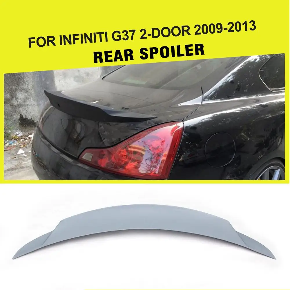 Автомобильный спойлер заднего багажника FRP Auro крыла для Infiniti G37 купе база