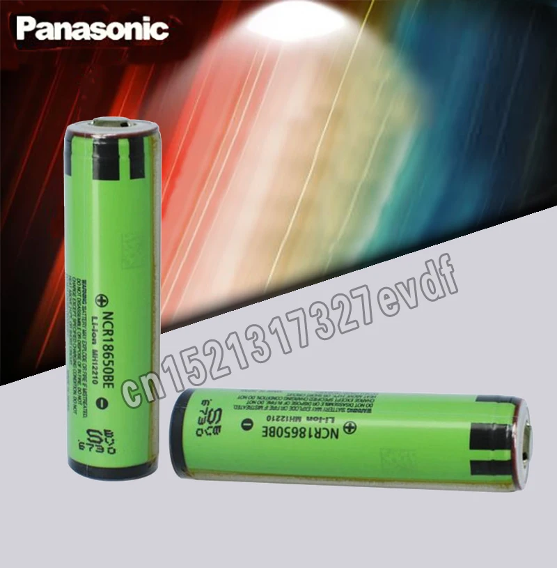 

100% Original panasonic Protected 18650 NCR18650BE 3200mah 3.7v Li-ion Rechargeable Battery with PCB